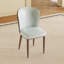 Chaises de salle à manger modernes en acier au carbone, confortables pour la maison et le bureau, ensemble de 2