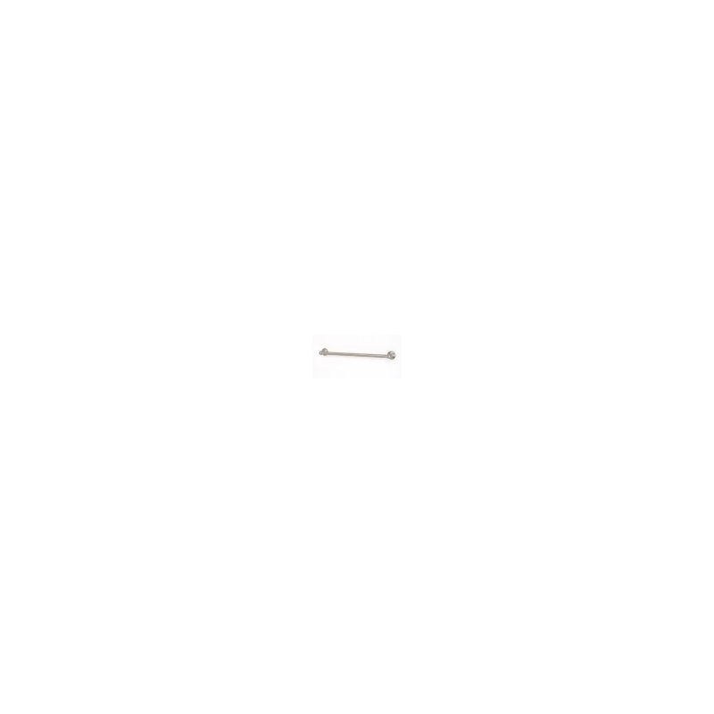 Embassy 24" Grab Bar, Satin Nickel, 3" H x 18" L x 2.75" D