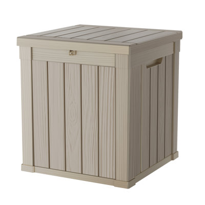 Decksplore 50 Gallons Water Resistant Resin Lockable Deck Box