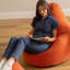 Dalton Corduroy Recliner Bean Bag and Footstool-125475862
