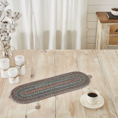 Milija Jute Oval Runner 8X24