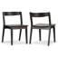 Chaise d'appoint en bois massif Ayslinn-183531086