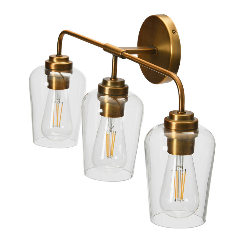 Sandy 3 - Light Vanity Light, Brushed Bronze