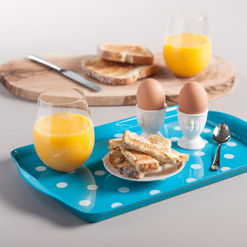 Zeal Melamine Tray, Aqua