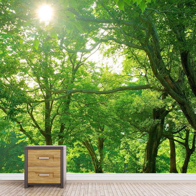Forest Nature Landscape Peel & Stick Border