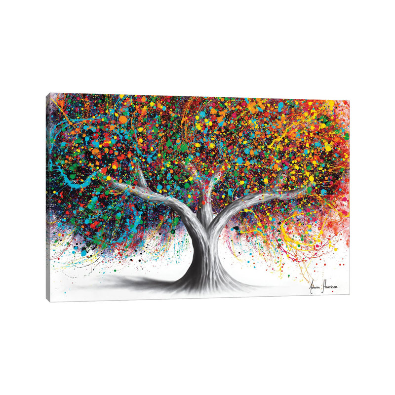 Arbre de célébration - Giclée sur toile tendue avec châssis
