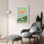  «Cocktail Poster 2» par Danhui Nai, art mural en verre acrylique, 24 po x 36 po