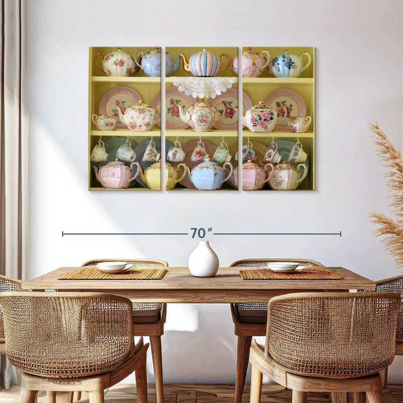 Senne Teaware Collection, 36" H x 57" W