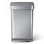 Simplehuman 45 Liter/ 12 Gallon Liter Kitchen Step Trash Can, Brushed Stainless Steel & Plastic Lid