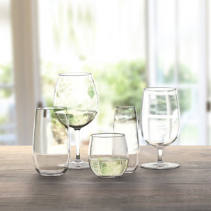 stem wine glasses Braided Crop Stem Pewter 4-Pc. Wine Glass Set