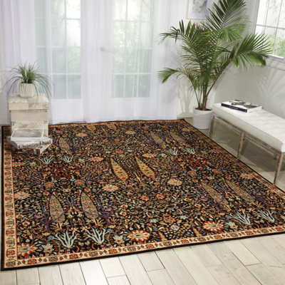 Kojo Wool Oriental Indoor Rug
