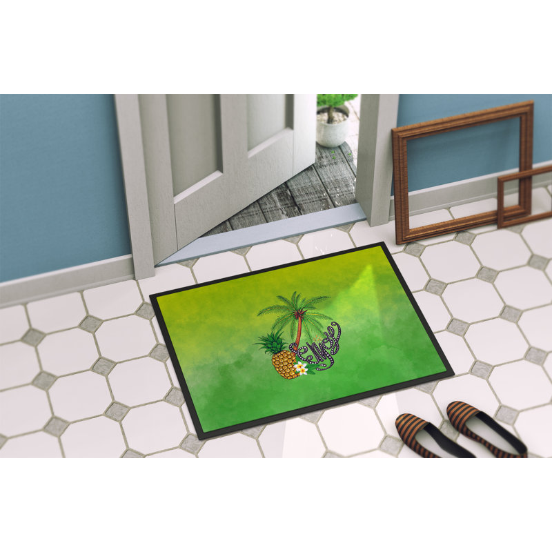 Tapis de porte extérieur anti-dérapant Sandoval, H 0,2 po x l 36 po x P 24 po