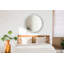 Huldar Glass Flat Wall Mirror