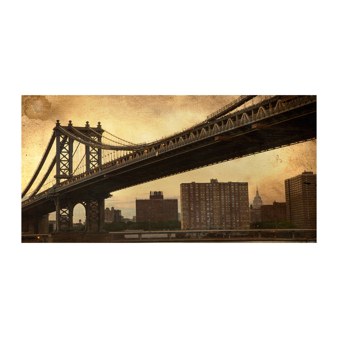 Manhattan New York - Wrapped Canvas Kunstdrucke