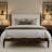 Besan Solid Wood Boucle Upholstered Headboard Bed Frame-990928459-990928468