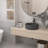 CASAINC Maple 17'' Concrete Circular Bathroom Sink-86669231