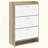 3-Tier Engineered Wood Shoe Cabinet With Spacious Storage And Stylish Design For Modern Entryways-144438874