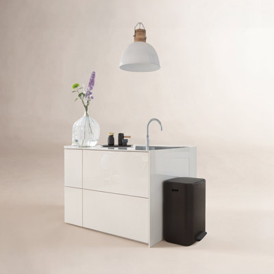 Brabantia Bo Step On Trash Can, 16 Gallon
