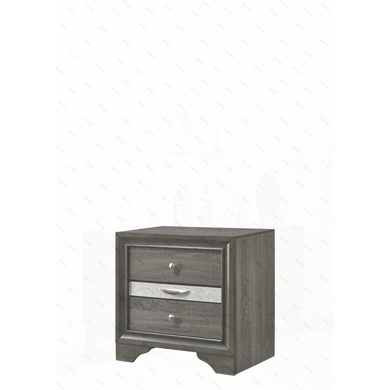 Table de chevet Naima, Gris