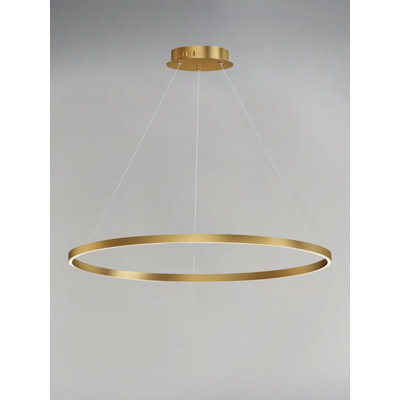Luminaire suspendu à 1 lumière DEL en forme de roue de moulin Mills