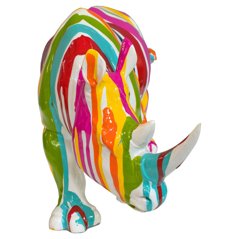 Adrihanna Animals Figurines & Sculptures, White
