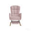 Fauteuil berçant rose