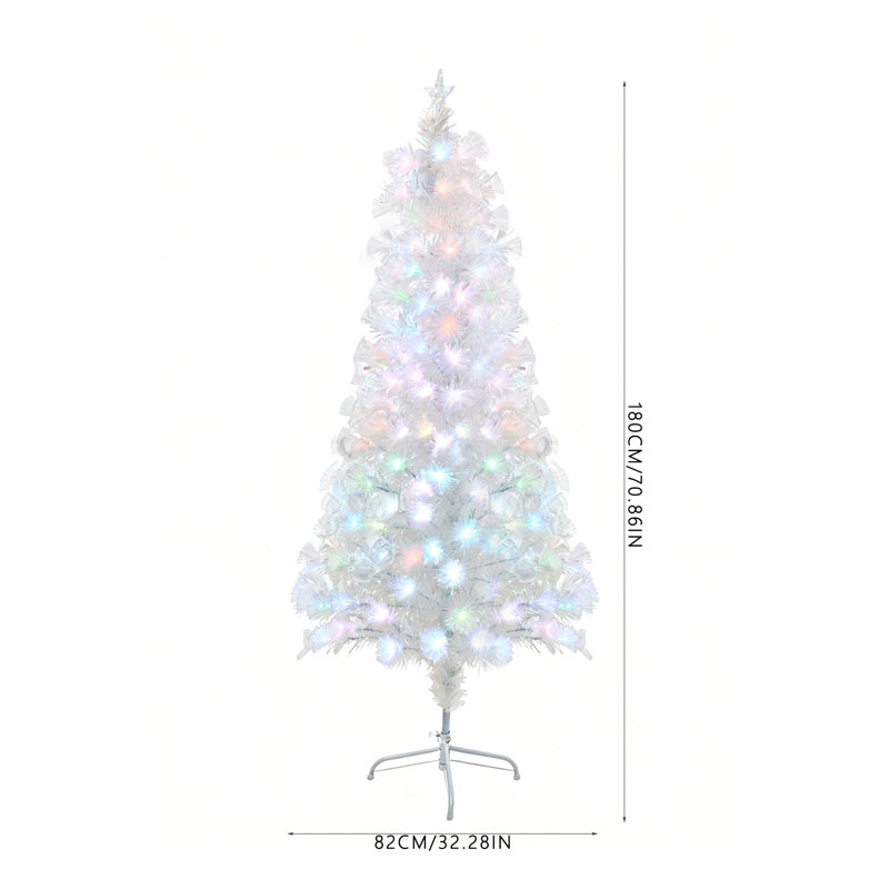 5.91' H Lighted Artificial Christmas Tree