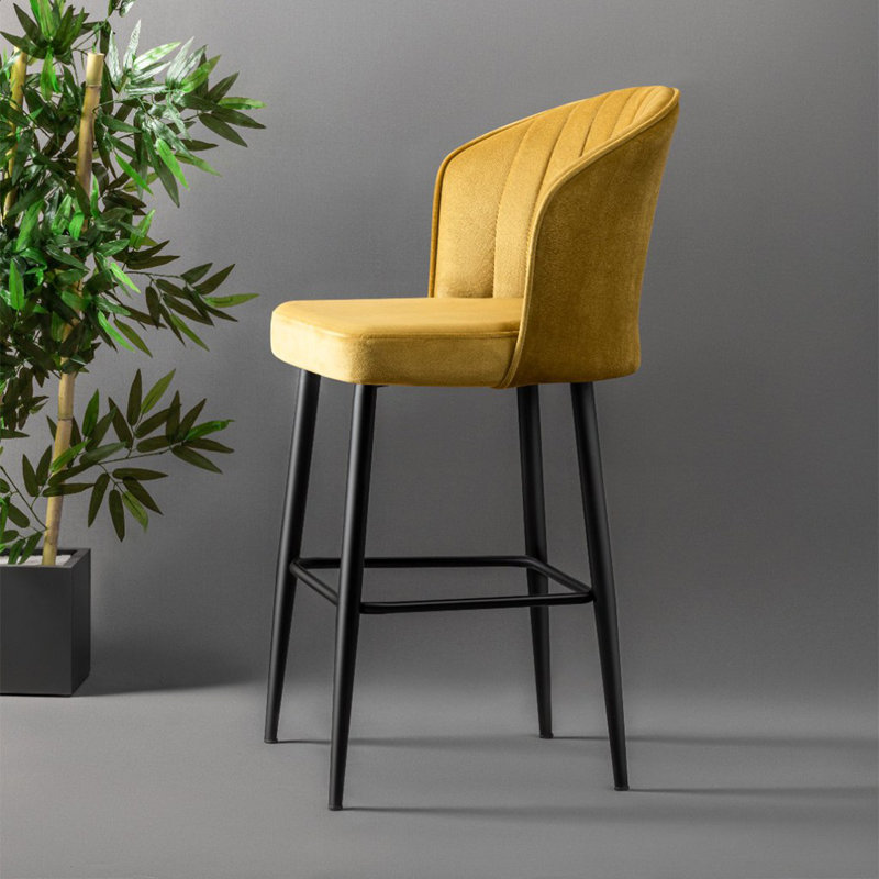 Ensemble de tabouret de bar Conway, Yellow, 2