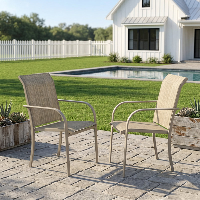 Chaise de salle à manger Rikelme, Sable / coquillage, 4