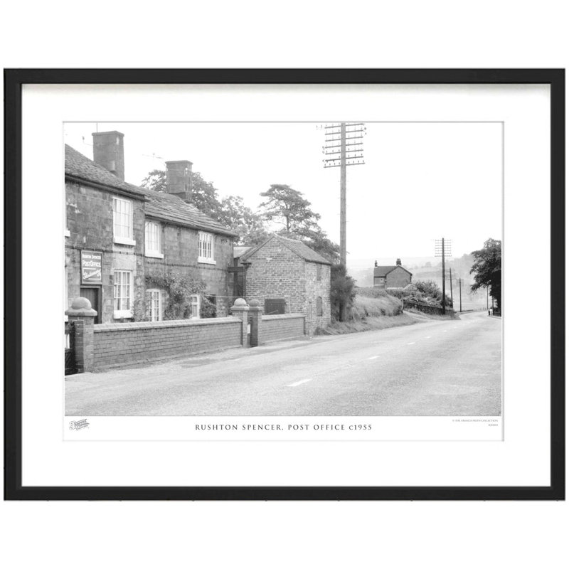 Rushton Spencer, Post Office C1955 1 Piece Single Picture Frame Wall Art, 60cm H x 80cm W x 2.3cm D