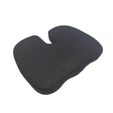 Sleepavo Gel Seat Cushion for Tailbone Pain Relief - Back Support Pillow  for Chair - Sciatica Pain Relief - Memory Foam Chair Cushion 