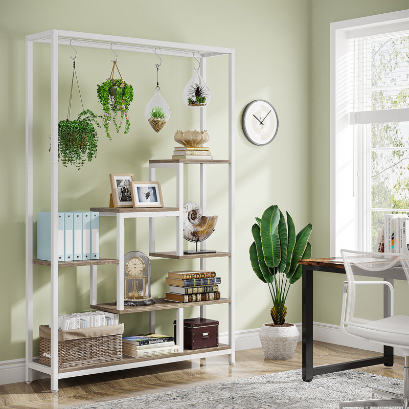 Altonya Plant Stand, White/Grey