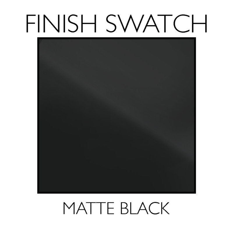 Matte Black Steel 5-Inch Bar Pulls with Mounting Hardware, Set of 10