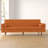 85'' Faux Leather Sofa-1929140076