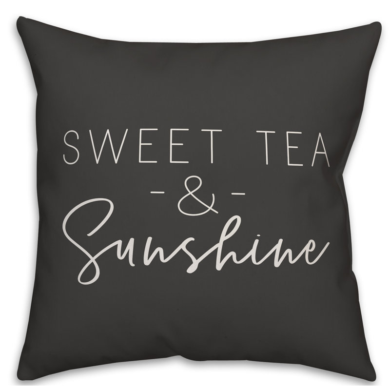  Housse de coussin carré et insert, 16 po x 16 po, Noir/blanc