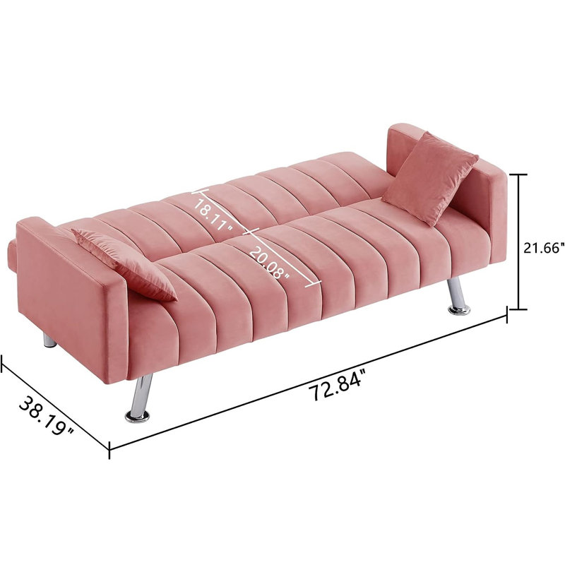 Neni 72.8'' Upholstered Futon