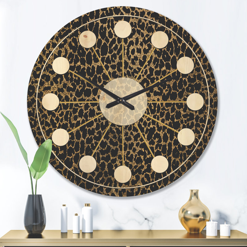 Horloge murale Leopard, Très grand