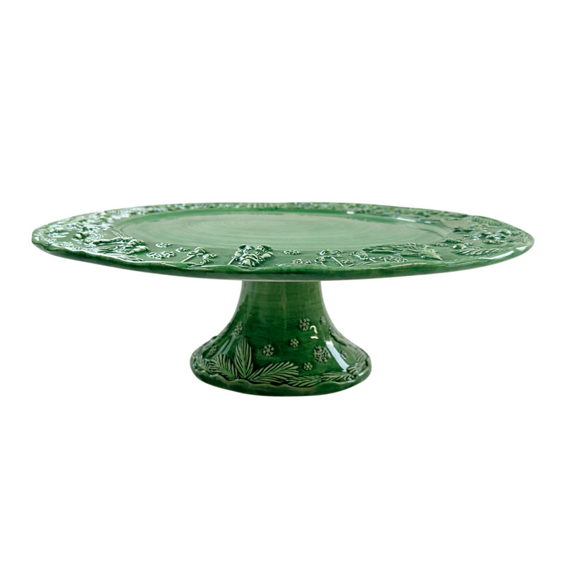 Fiabe di Natale Green Cake Stand