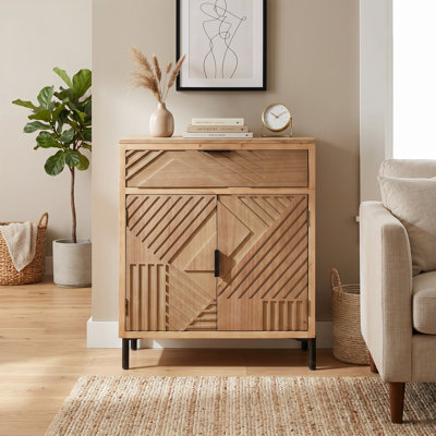 Armoire d'appoint 32 portes en bois massif 32,87 po