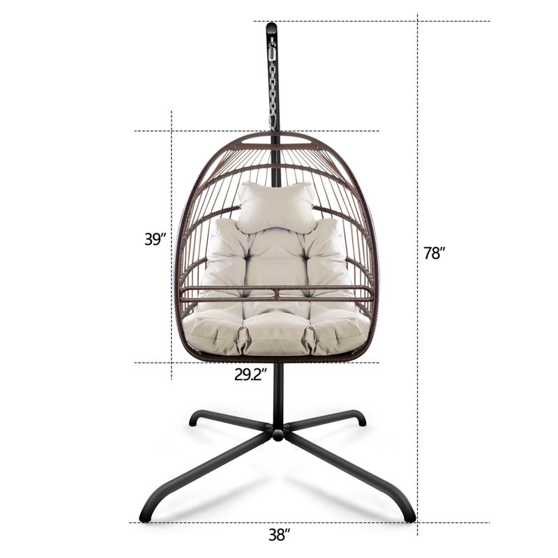 Fauteuil à œufs avec support Swing
