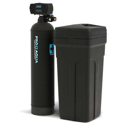 Système d'adoucisseur d'eau pour toute la maison PRO + AQUA 25 000 grains avec valve numérique, qualité supérieure, conception robuste, ports 1 po