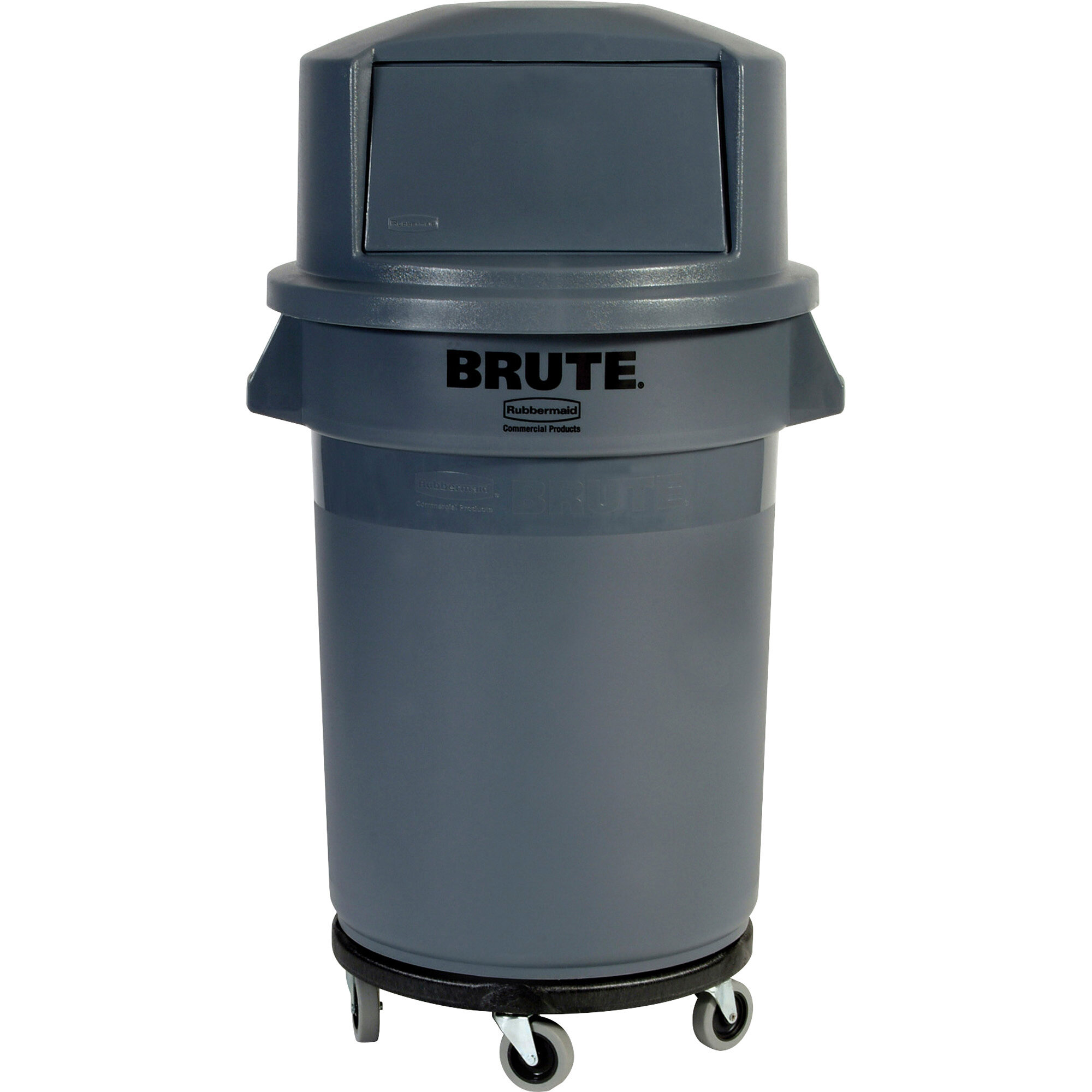 Rubbermaid 264000BK Brute Trash Can Round Dolly - 250 lb Capacity