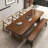 Brown Rectangular Solid Wood desk-76445412