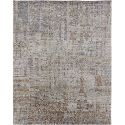 Hand Knotted Abstract Indoor Rug