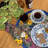 6 Round Placemats Pré Fleuri Prussian Blue