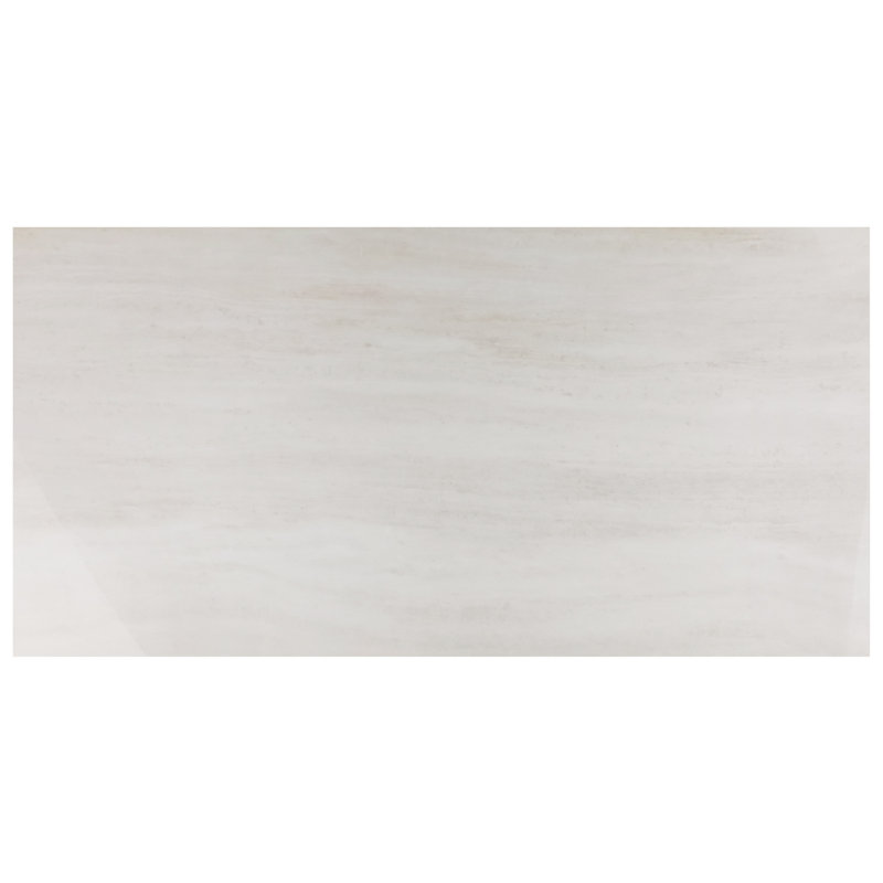 Carreau poli grand format Atlanta, Blanc