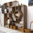 Swenson 52.7" H x 52.7" W Geometric Bookcase-345211421