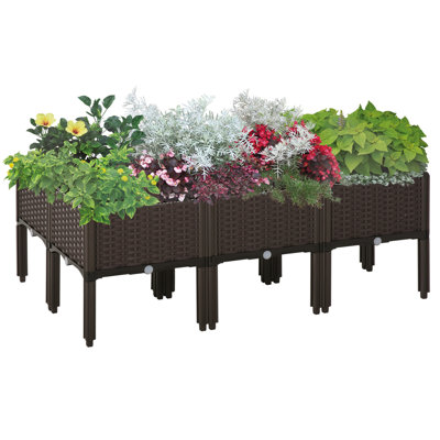 Elevated Self-Watering Planter Boxes