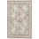 Floral Area Rug in Ivory