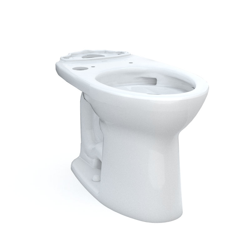 TOTO® Drake® Elongated TORNADO FLUSH® Toilet Bowl, WASHLET®+ Ready, Cotton White - C776CEGT40#01